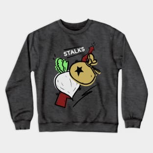 Stalk Market Funny AC Turnip Joke Stock Market Joke Crewneck Sweatshirt